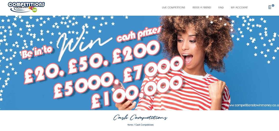 Competitions To Win Money Paid Competition Website